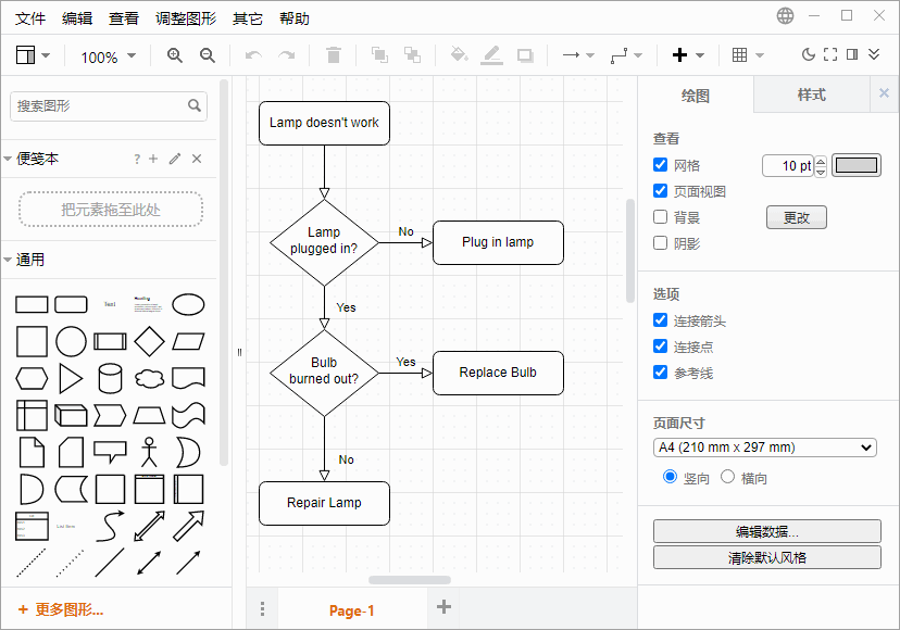 pc端 流程图绘制工具 Draw.io Desktop 中文版