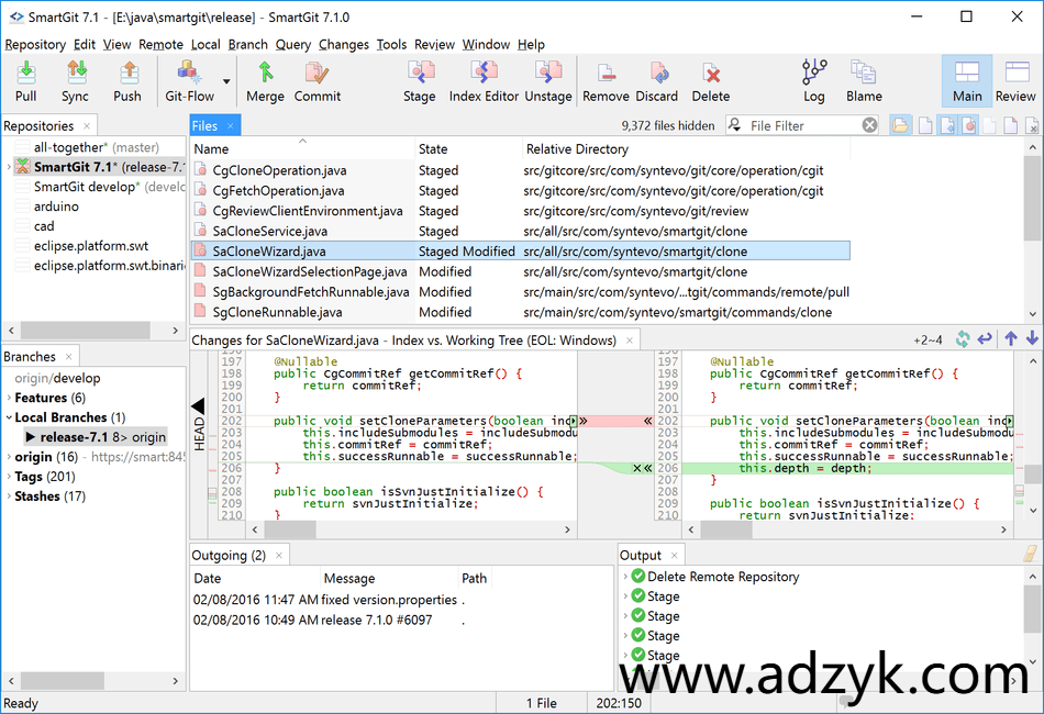 pc端 SmartGit 图形化GitGUI客户端 中文版