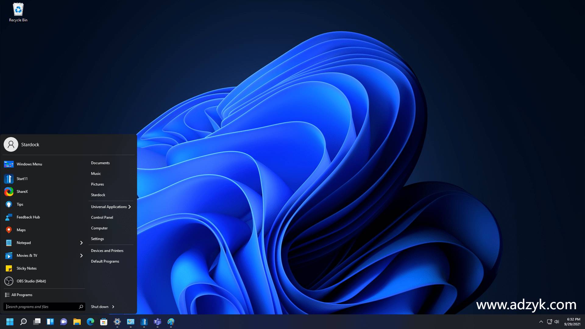 pc端 Stardock Start11 Win11开始菜单工具软件 中文解锁高级版