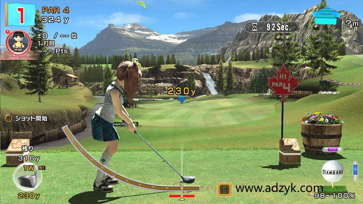 ps3游戏 大众高尔夫6 中文汉化版 