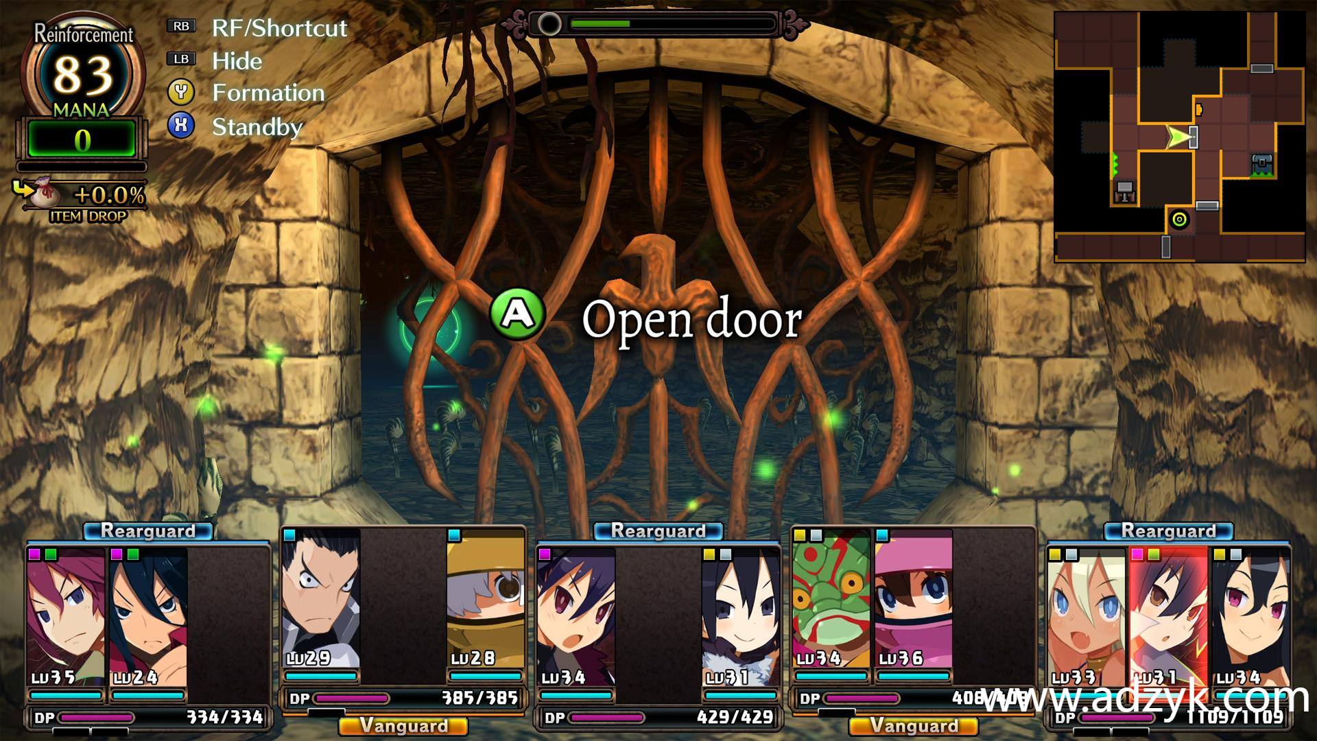 ps4游戏 鲁弗兰的地下迷宫与魔女的旅团 中文汉化版 