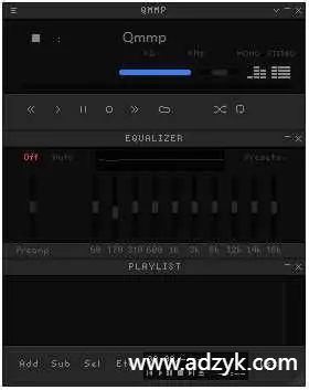 pc端 开源音乐播放器 Qmmp 便携版
