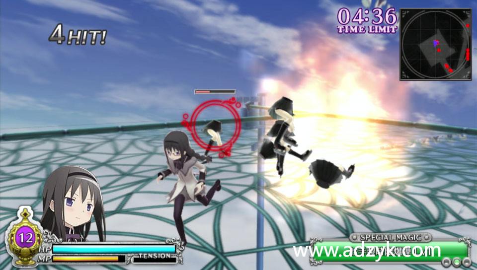 psv游戏 魔法少女小圆 战斗五芒星 中文汉化版 