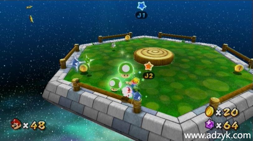 WII游戏 超级马里奥银河2 中文汉化版 