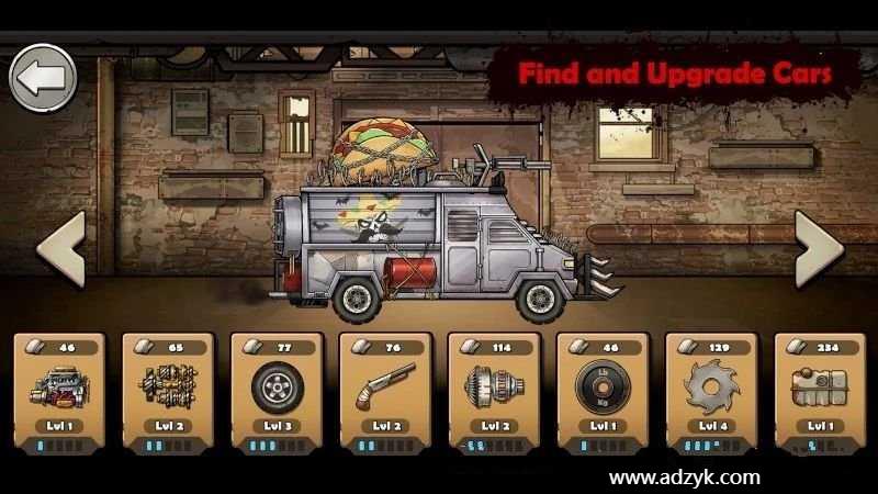 安卓单机游戏 死亡战车：地牢Earn to Die Rogue 完整版