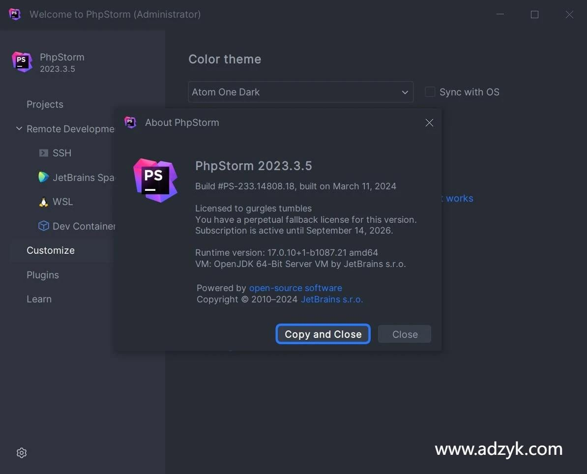 pc端 PhpStorm  PHP集成开发环境  便携增强版-第1张图片-阿德资源库 - 专注资源分享